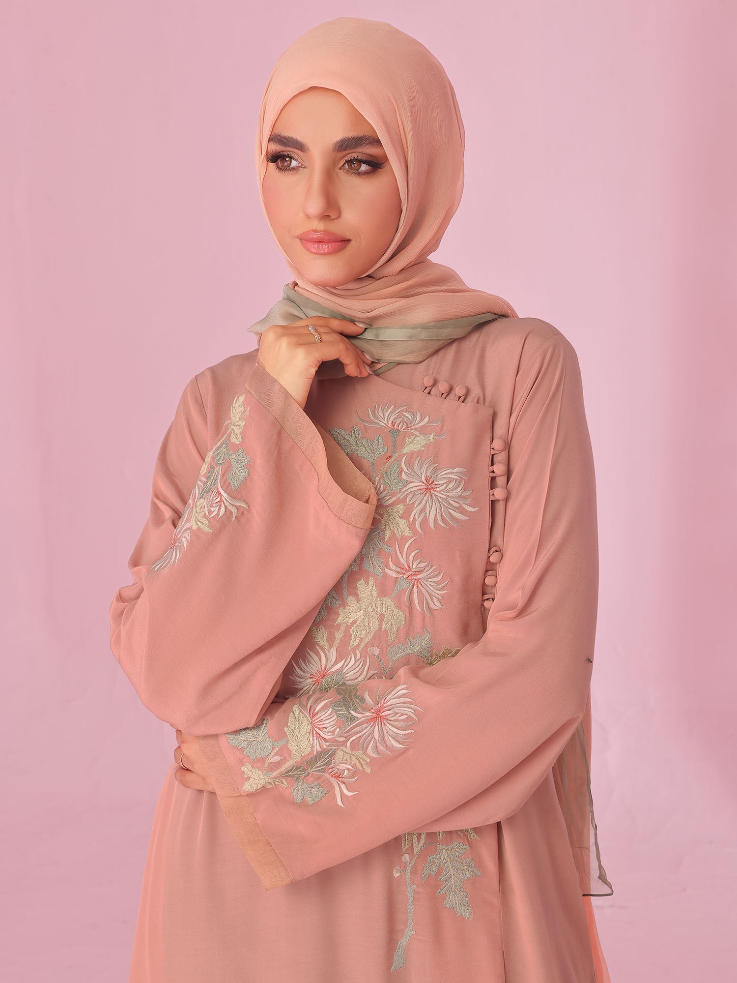 Kiku Bloom Abaya