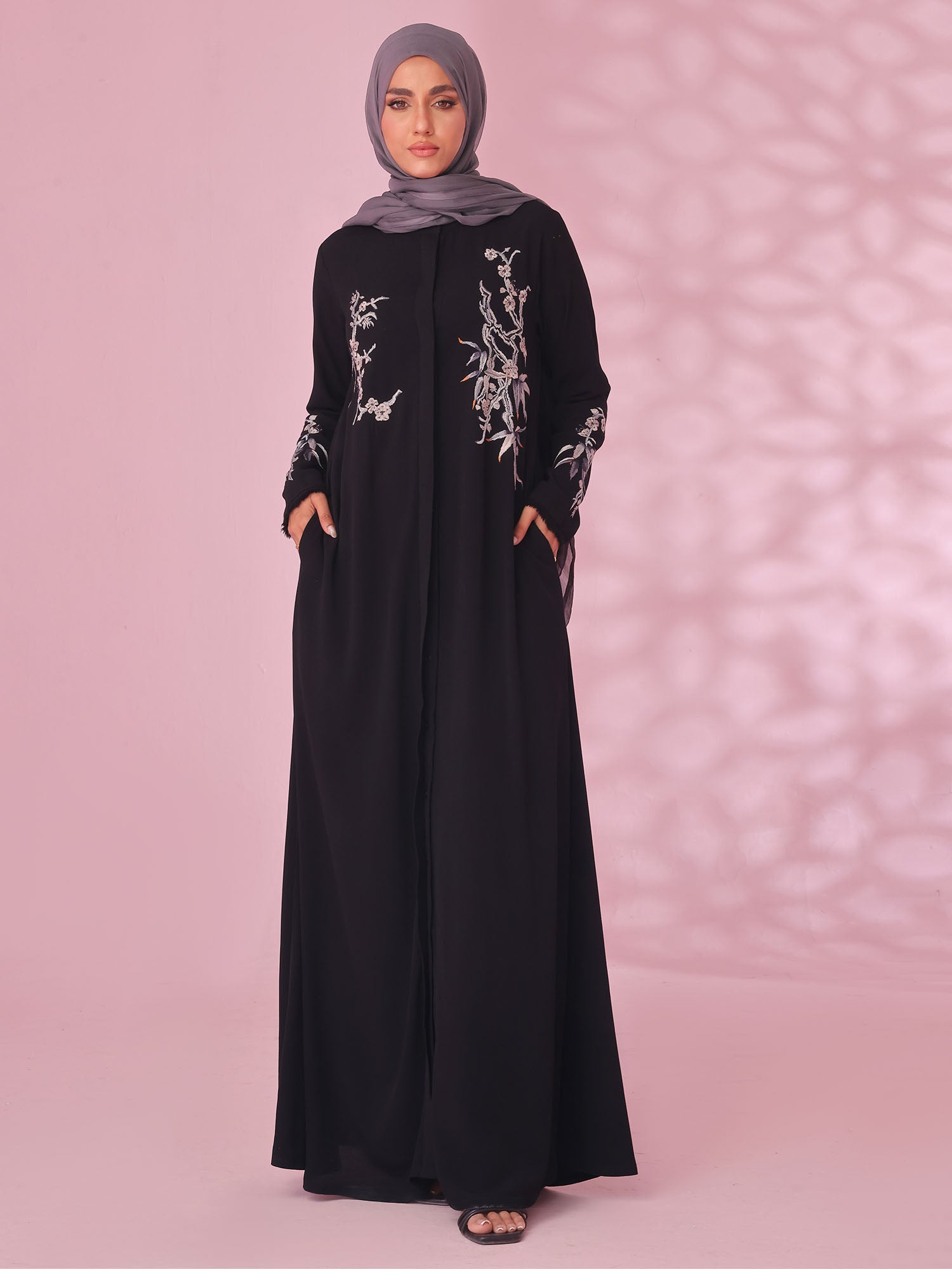Sakura Bloom Abaya
