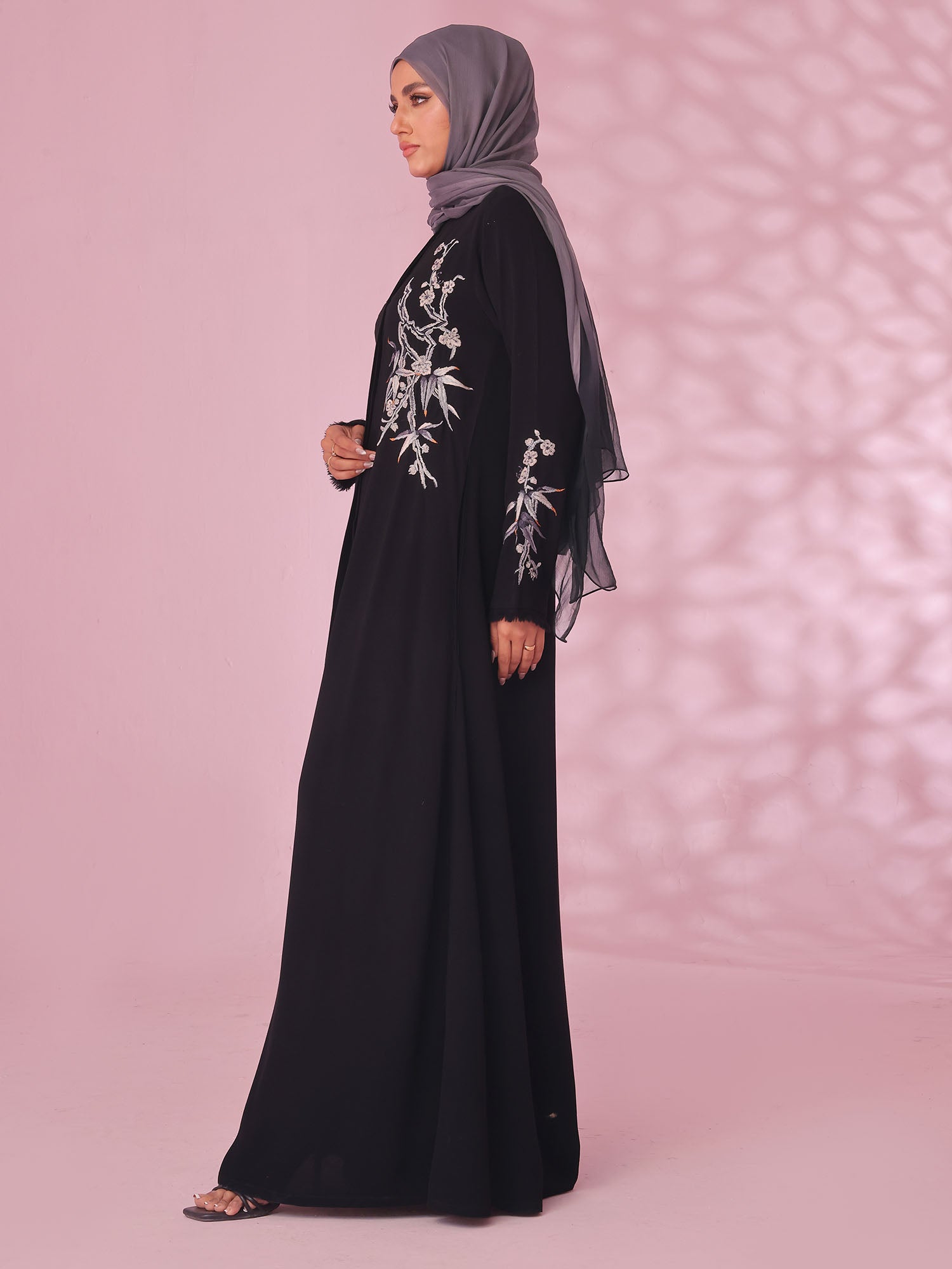 Sakura Bloom Abaya