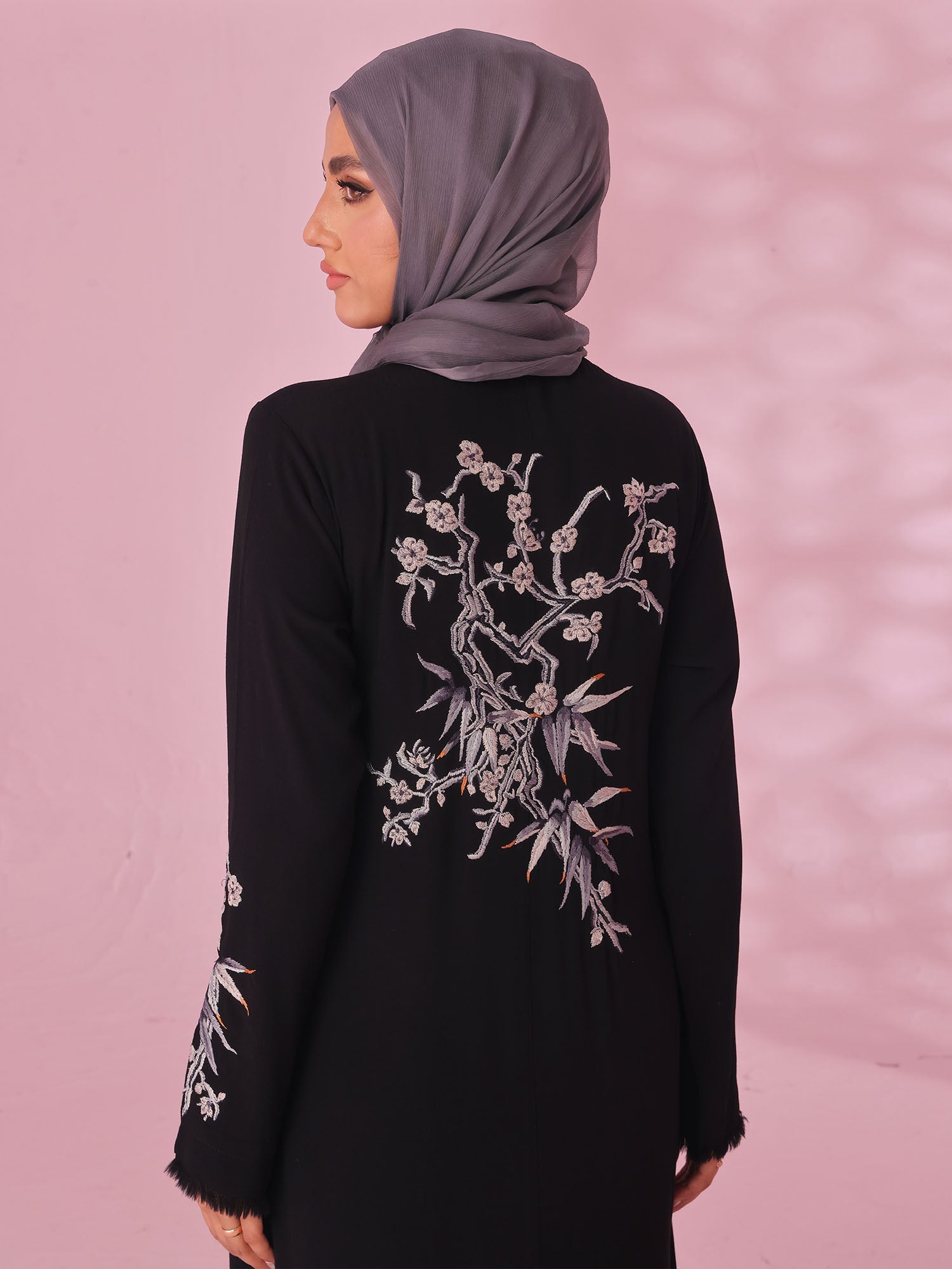 Sakura Bloom Abaya