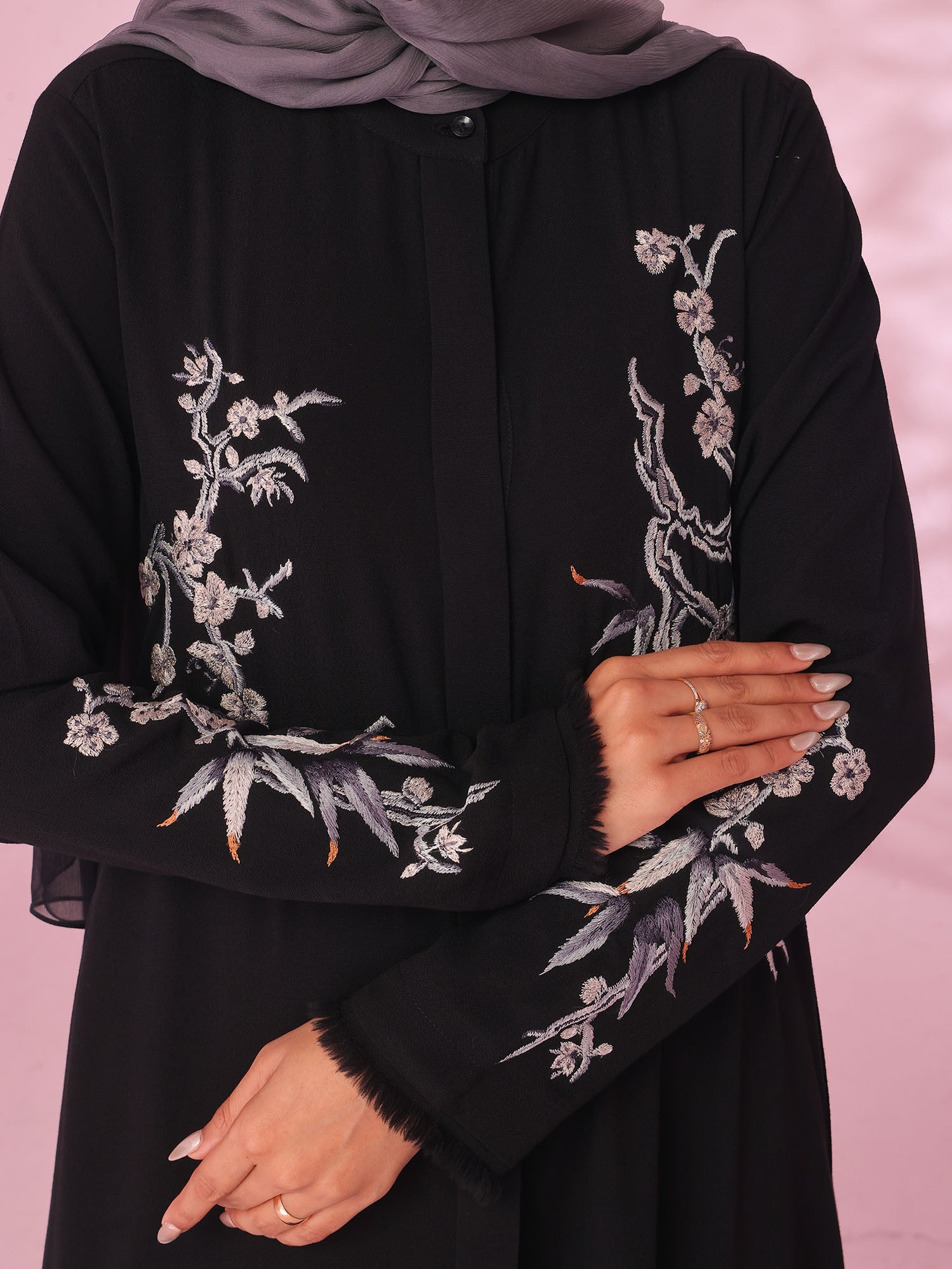 Sakura Bloom Abaya