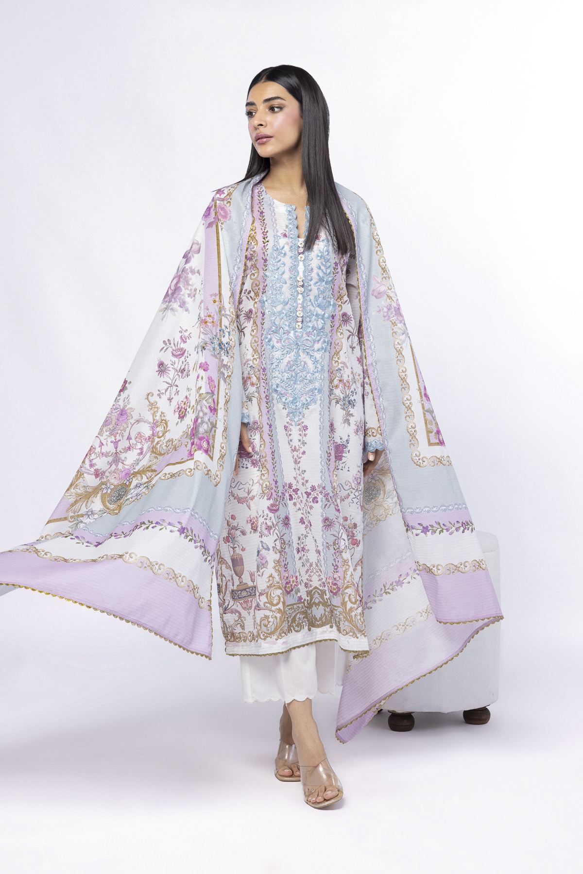 Embroidered | Messuri Fabrics 3 Piece