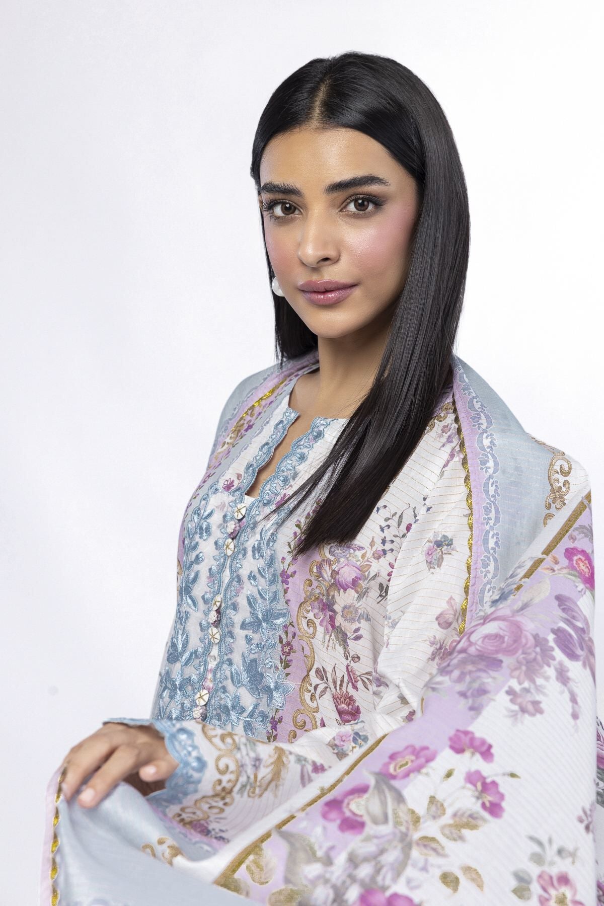 Embroidered | Messuri Fabrics 3 Piece