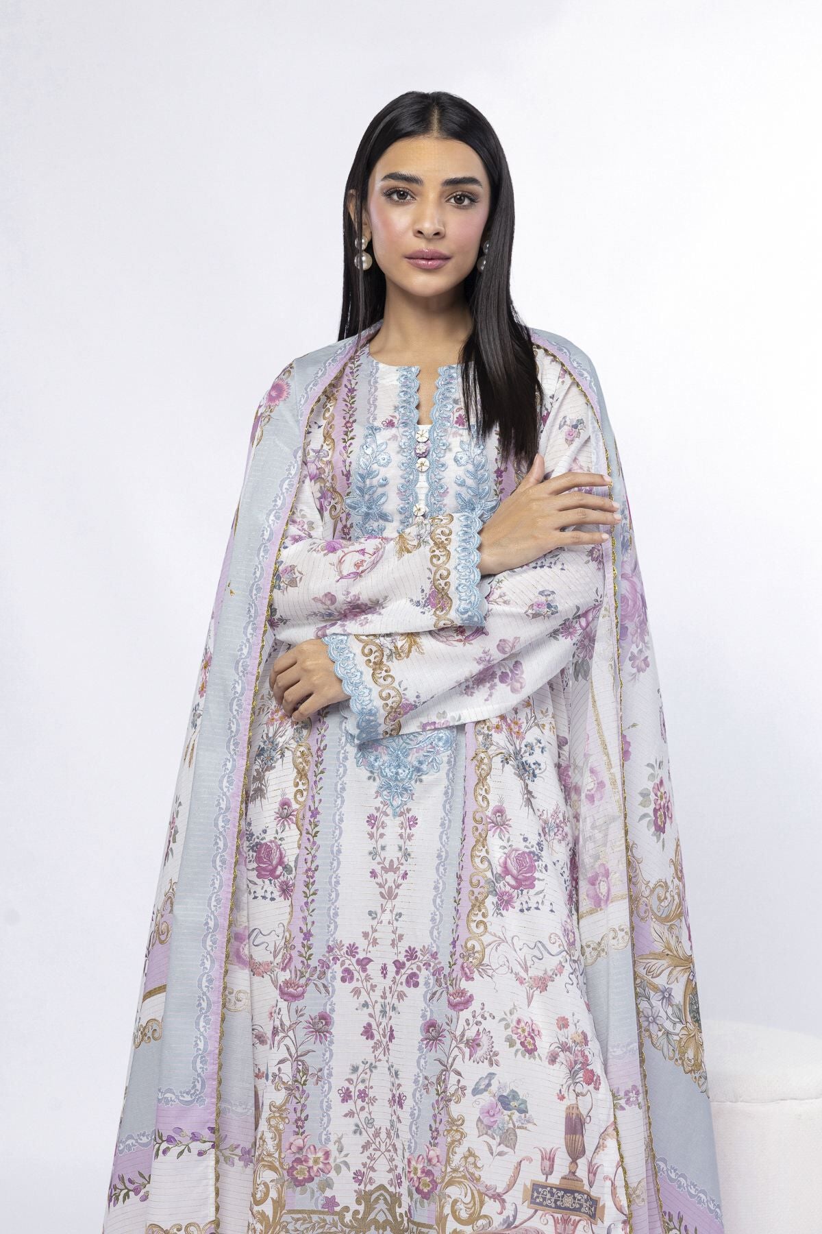 Embroidered | Messuri Fabrics 3 Piece
