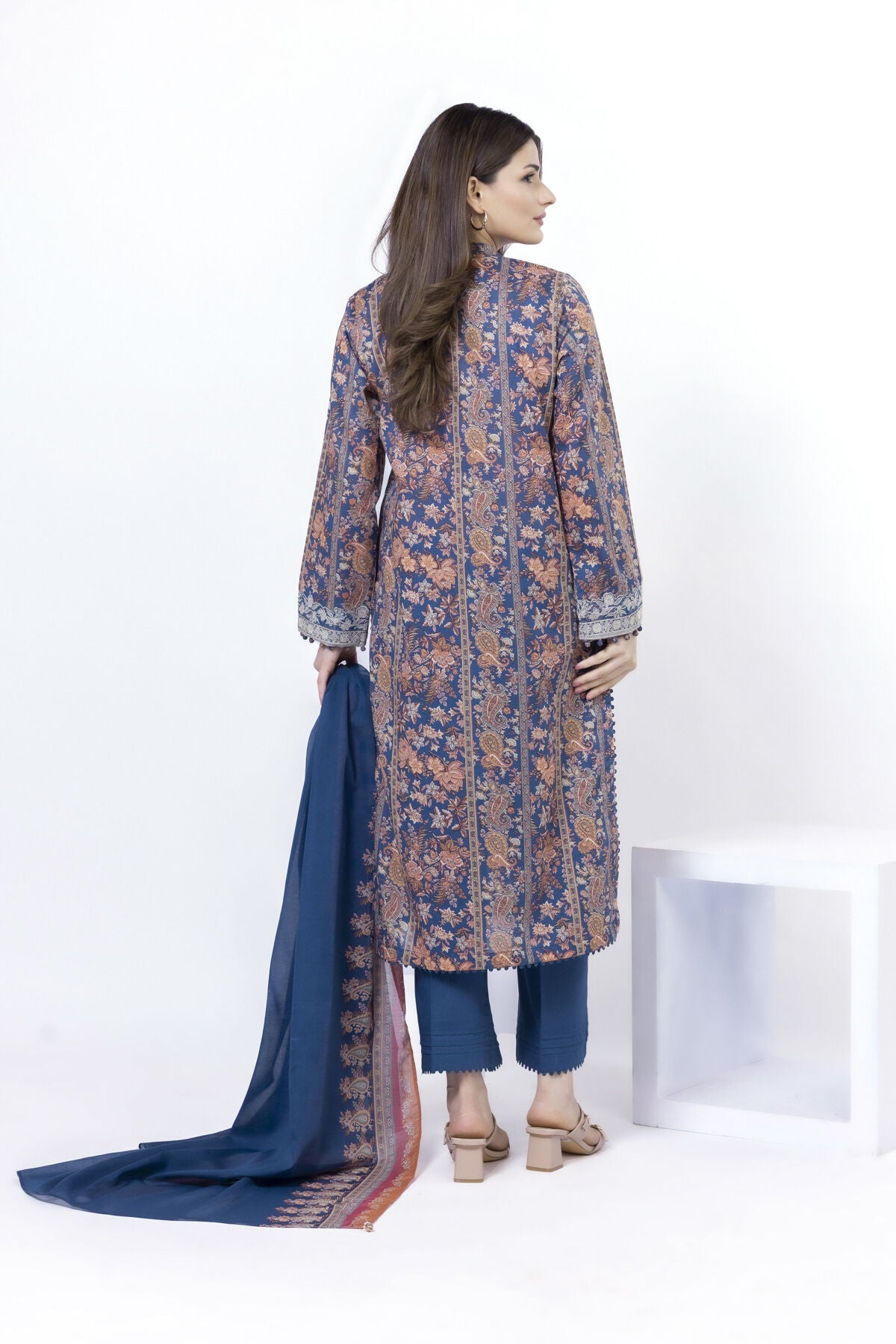 Embroidered | Lawn Fabrics 3 Piece