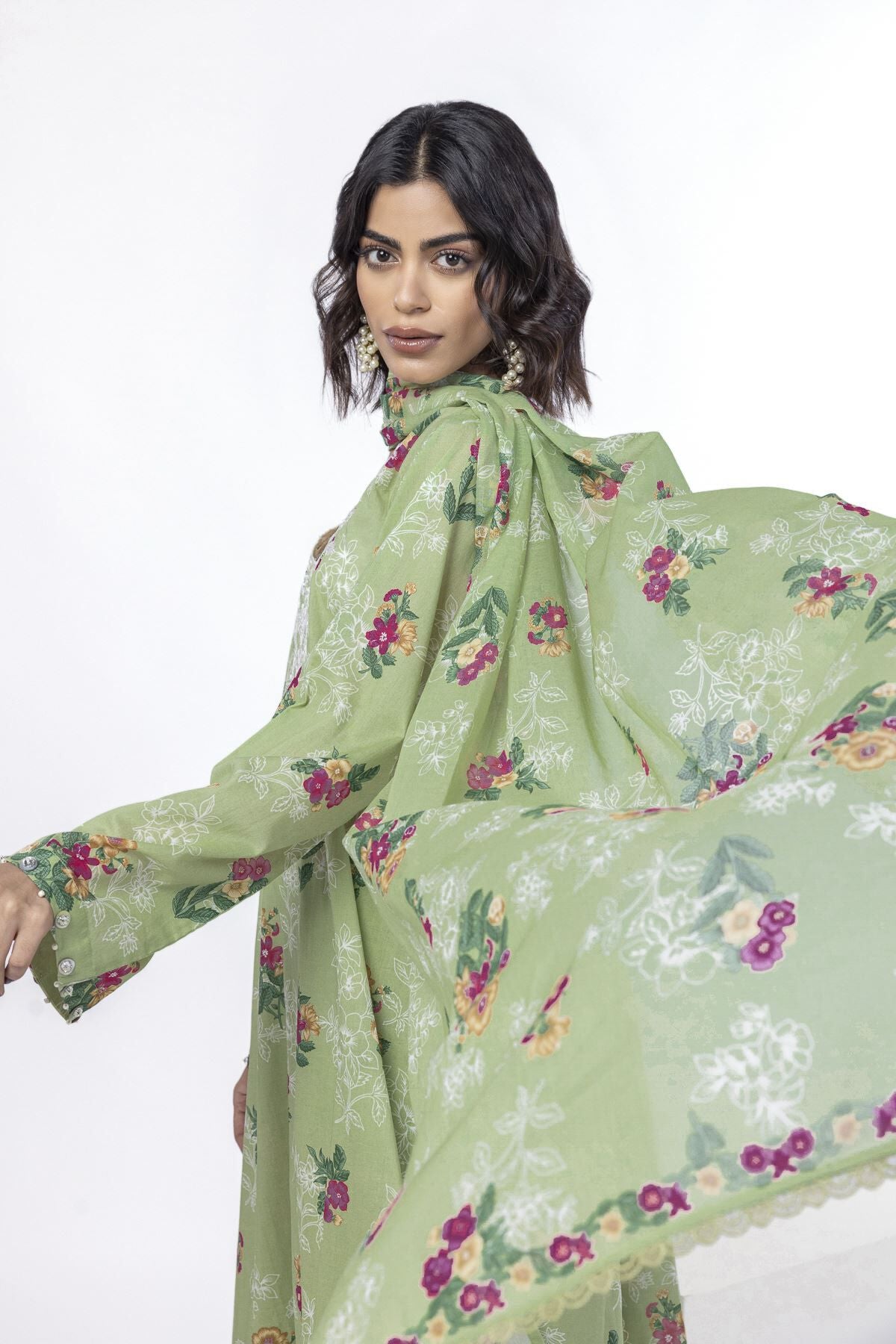 Embroidered | Lawn Fabrics 3 Piece