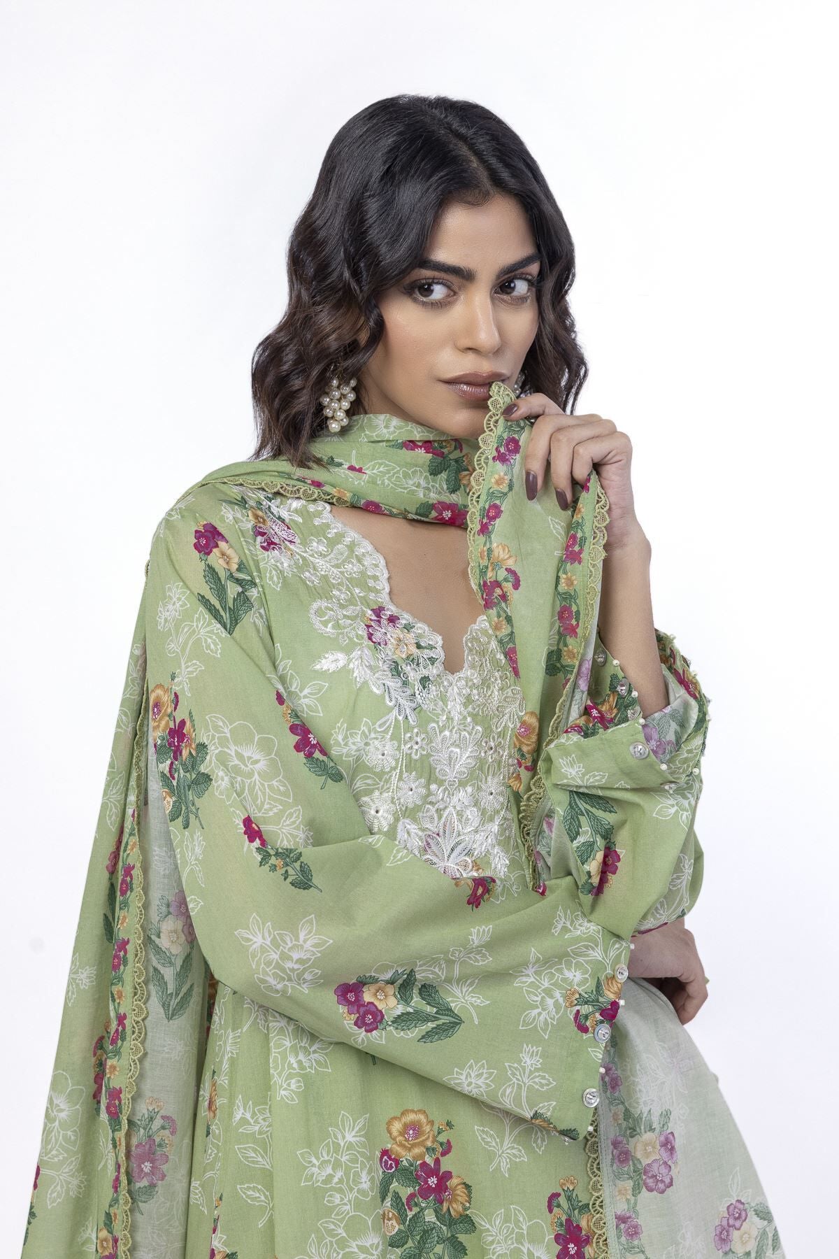 Embroidered | Lawn Fabrics 3 Piece