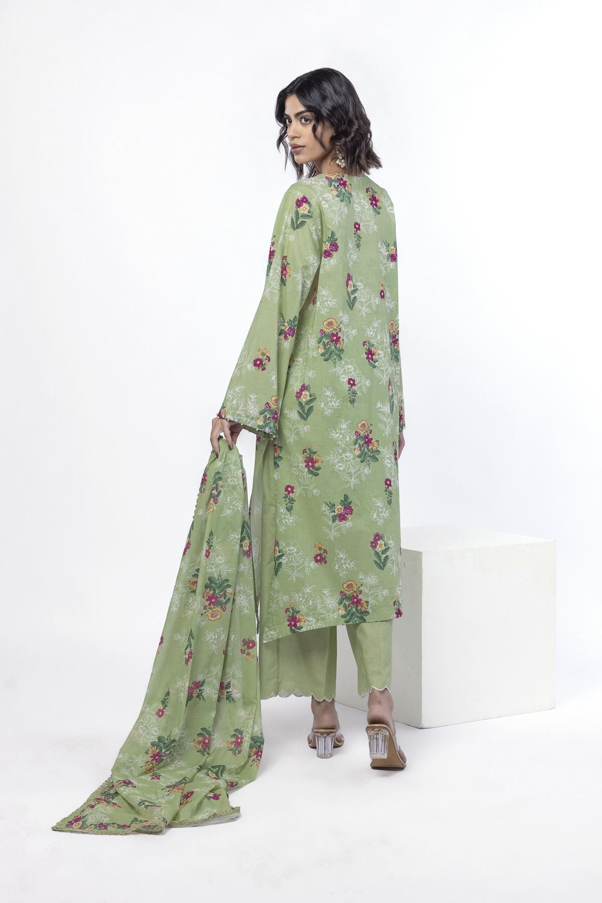 Embroidered | Lawn Fabrics 3 Piece