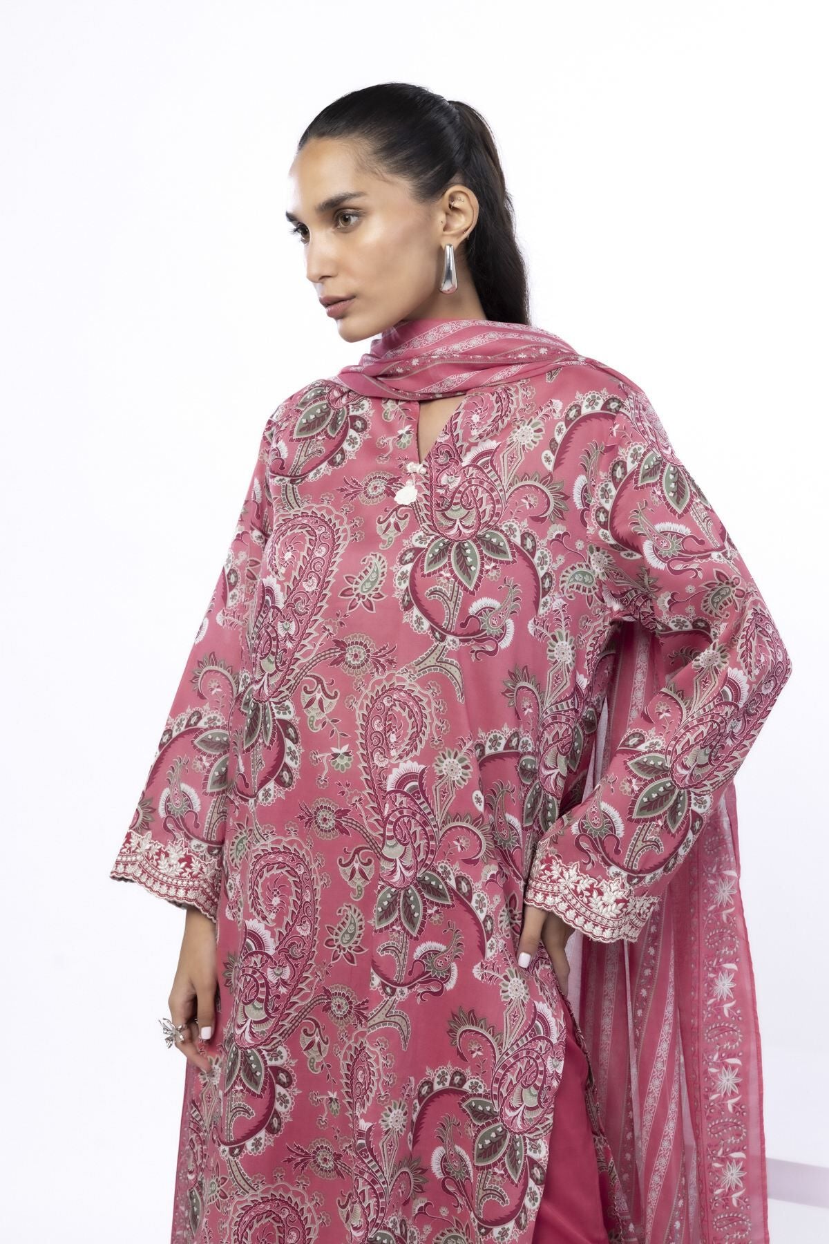 Embroidered | Lawn Fabrics 3 Piece