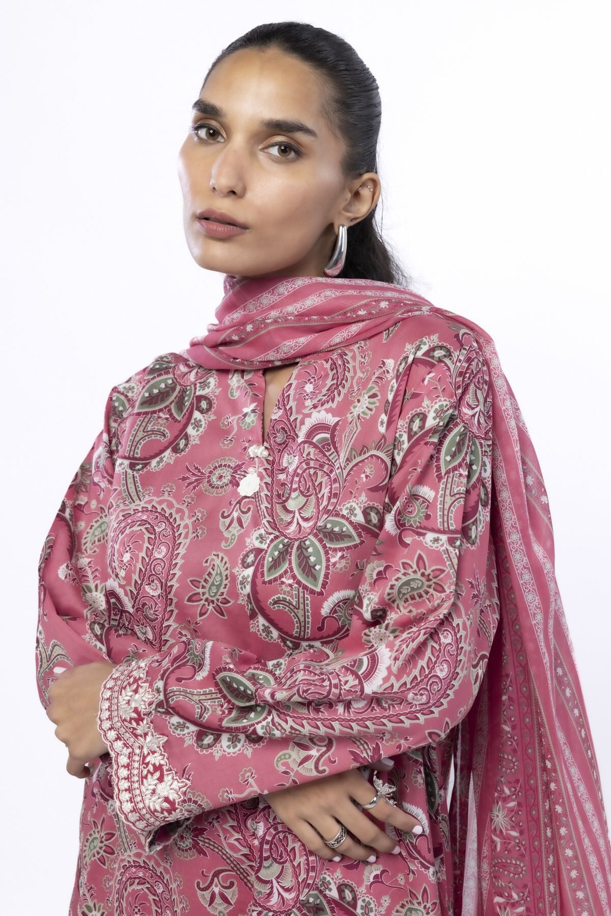 Embroidered | Lawn Fabrics 3 Piece