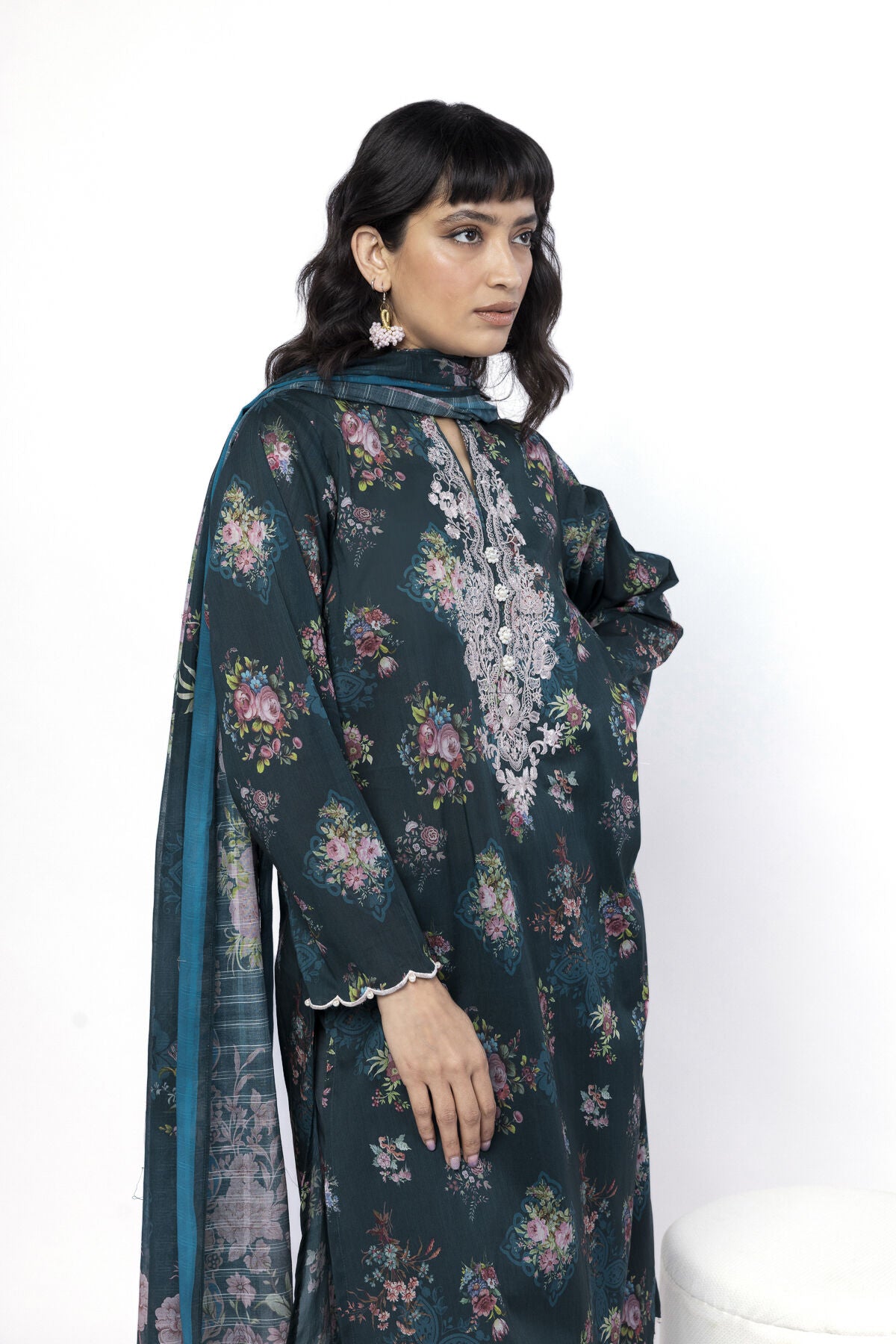 Embroidered | Lawn Fabrics 3 Piece