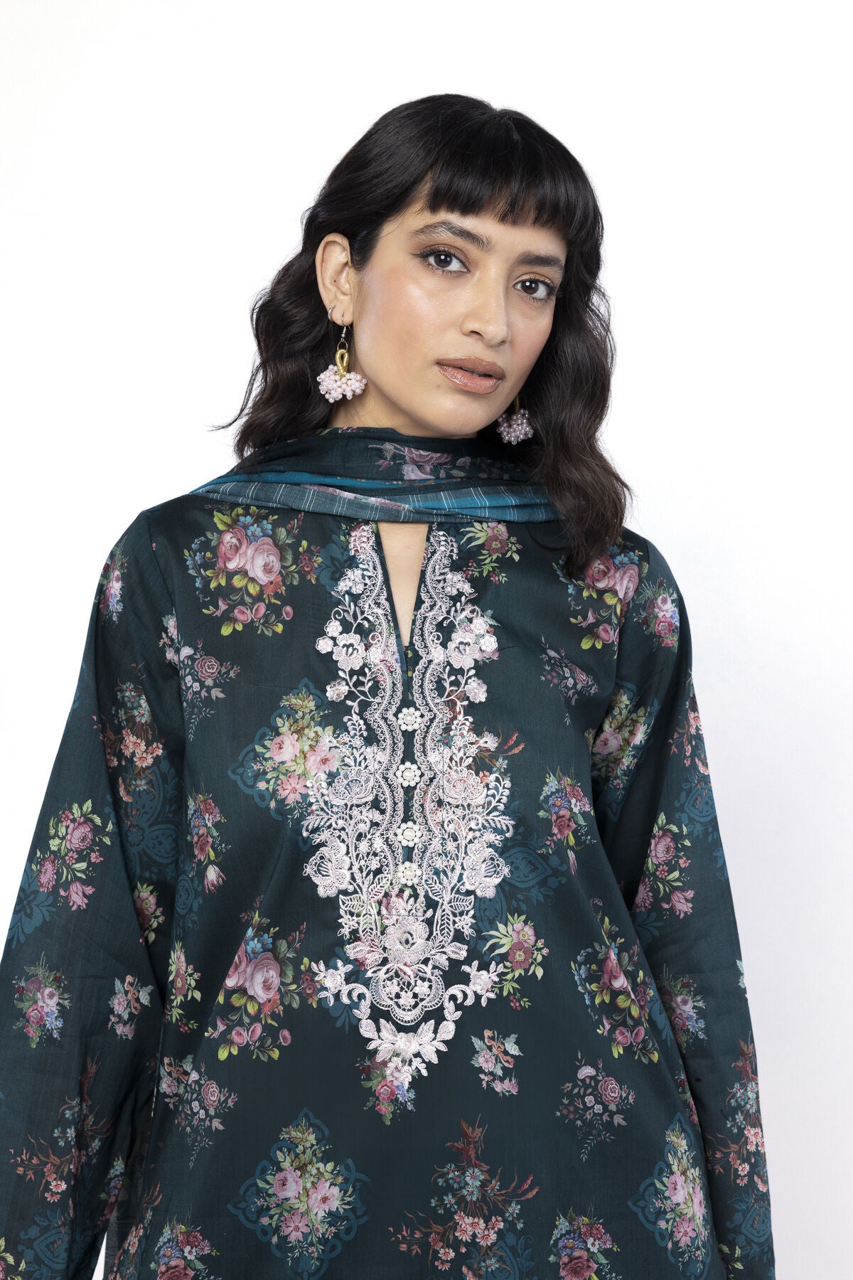 Embroidered | Lawn Fabrics 3 Piece